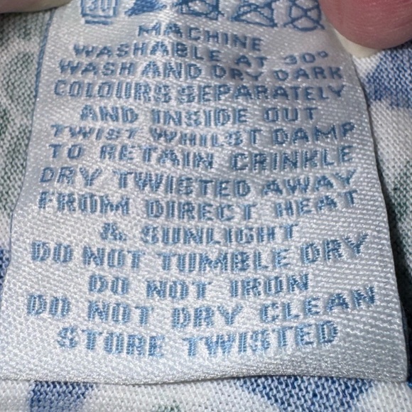 Boden Printed Midi Dress – Blue/Green Floral – Size 8R. GUC - Picture 5 of 11